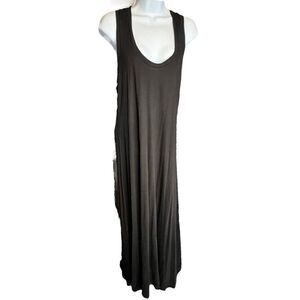Tysa Women's Sleeveless Scoop Neck Racerback Maxi Long Dress Black Size 3/L NWT